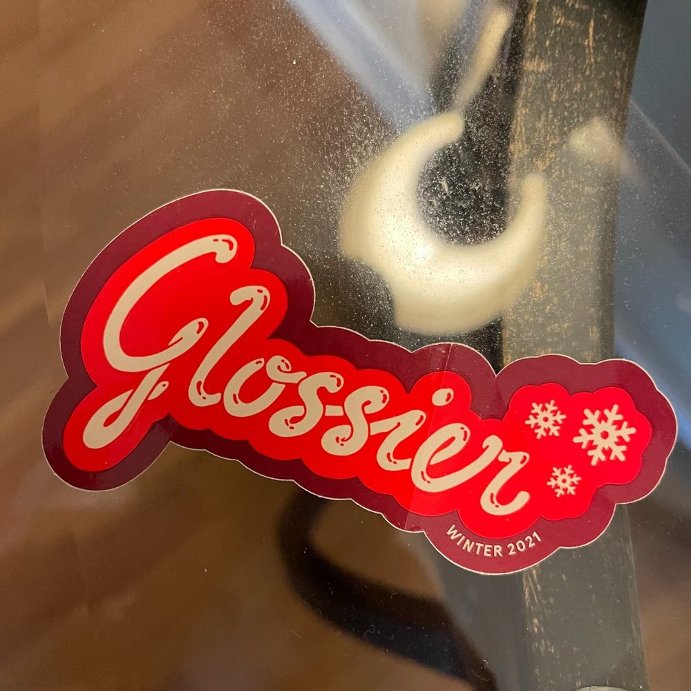 Glossier Winter 2021 Sticker